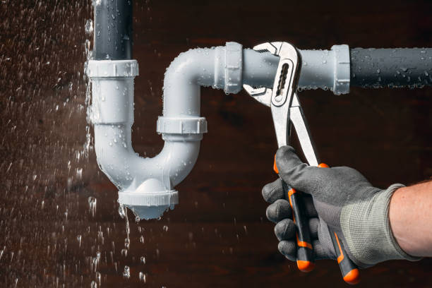 Professional Leak Detection technician working in Barium Springs, NC